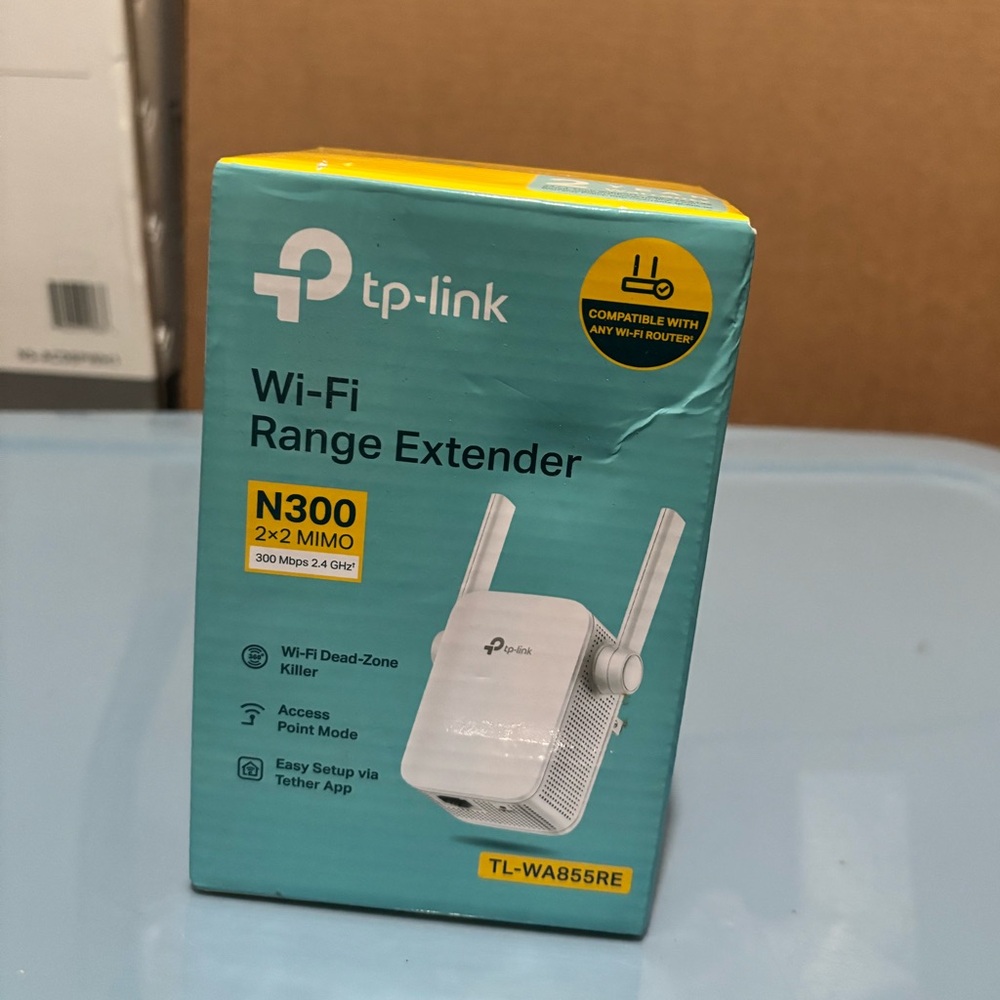 TP-Link N300 WiFi Range Extender TL-WA855RE – Wireless Signal Booster